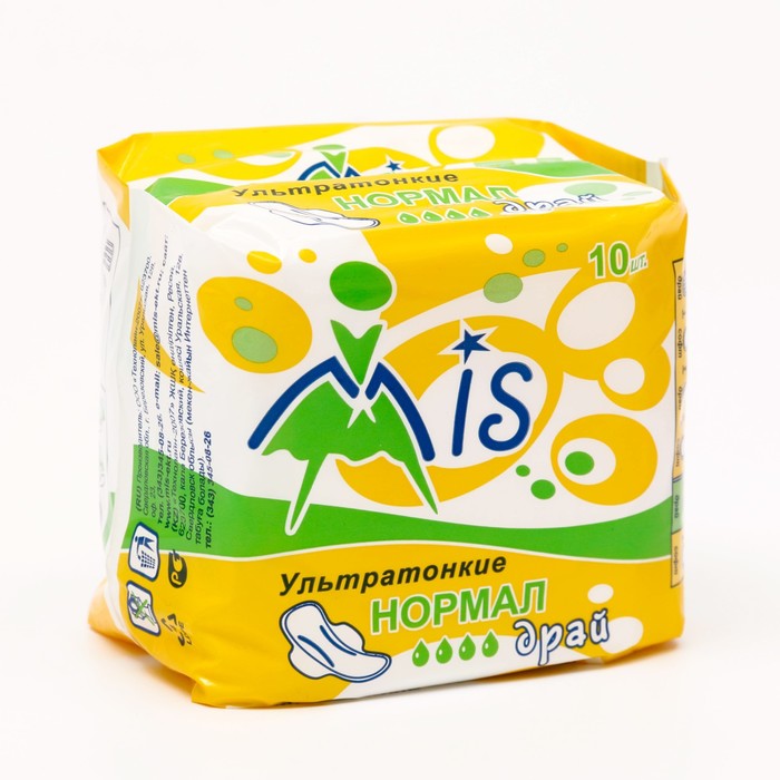 Прокладки «Mis» Ультратонкие Normal Dry, 10 шт/уп 163937