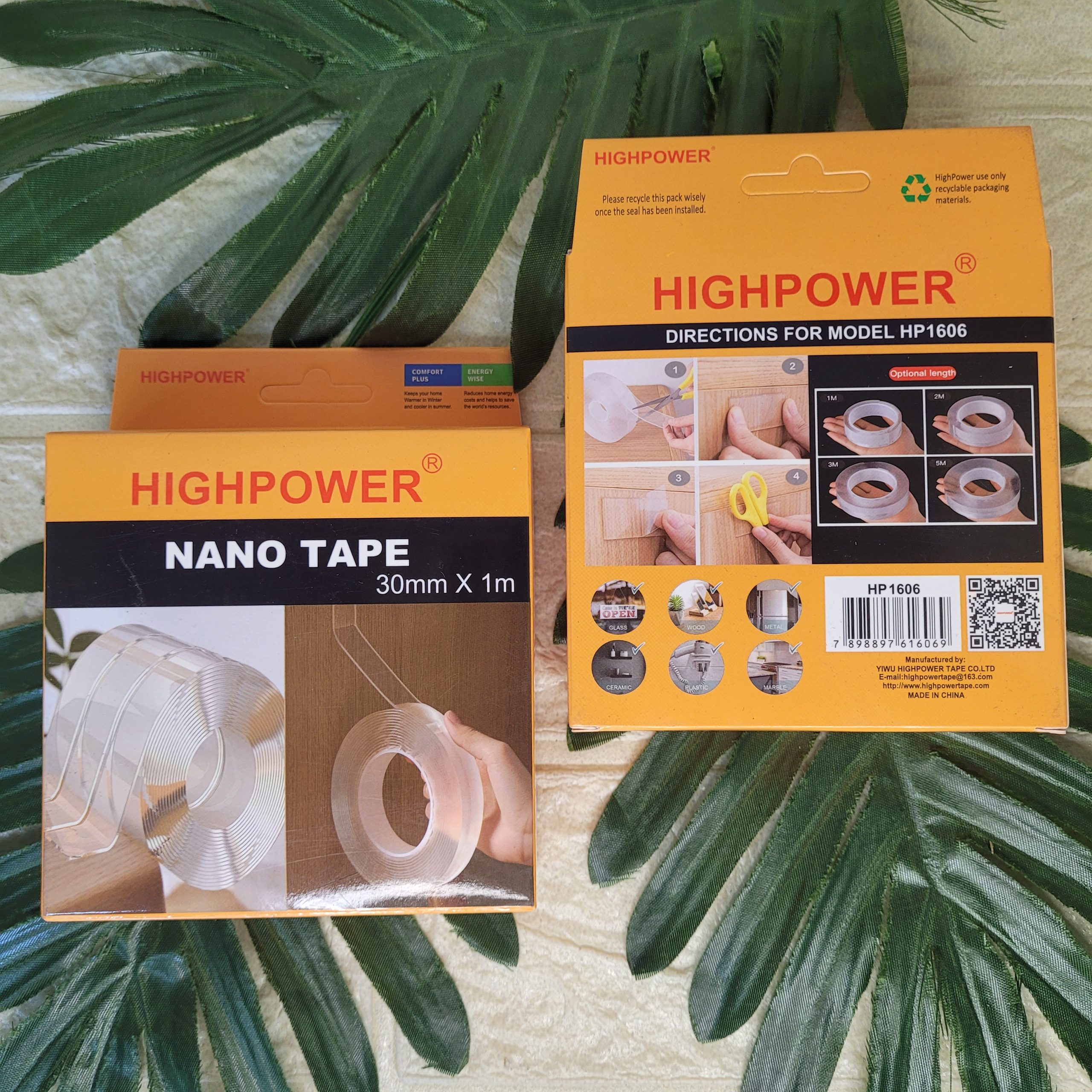 Скотч-нано лента Nano Tape 30мм*1м. Арт. HP1606