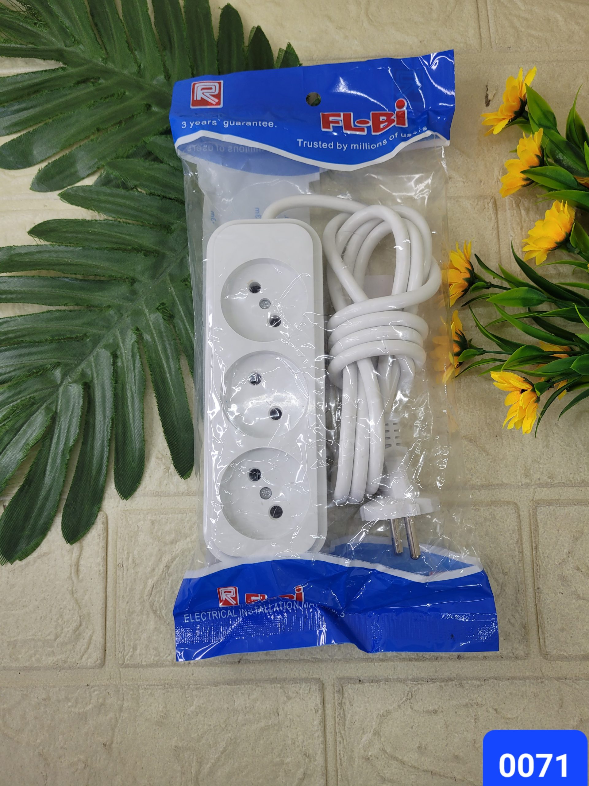 Удлинитель FL-BI 3-х местный 3м. Арт. FB2303A