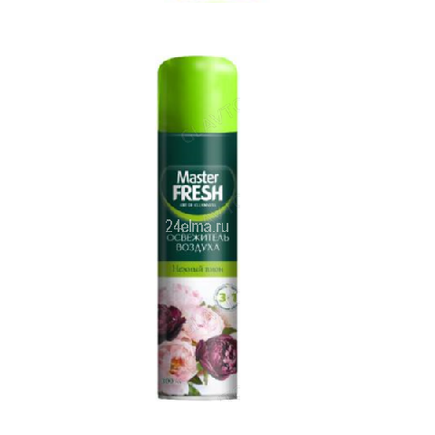 Освежитель воздуха Mastr Fresh 300мл Нежный пион 1/24 8720