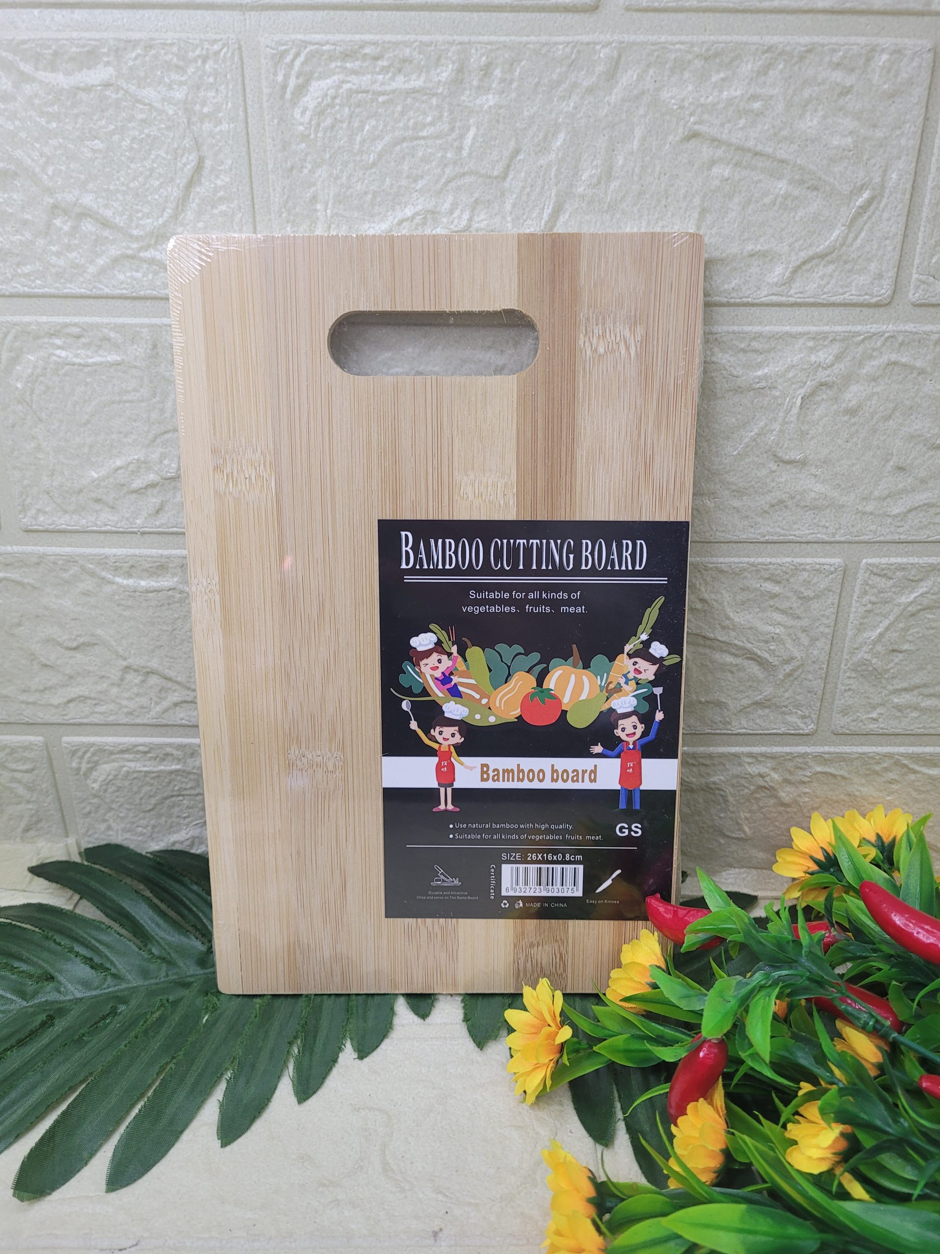 Доска разделочная деревянная Bamboo 26х16х0,8cm  GS