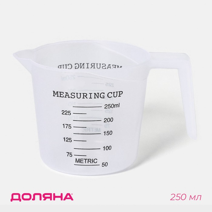 Кувшин мерный 250 мл 13х9х8,5 см 759420