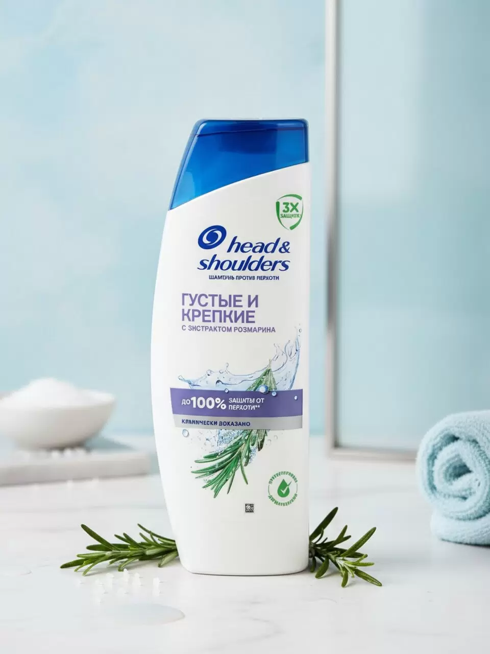 HEAD & SHOULDERS Шампунь против перхоти Густые и Крепкие 360мл